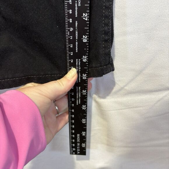 Levi’s 505 Black Dark Wash Straight Leg Relaxed Fit Jeans Men’s W36 L30 - Picture 6 of 6